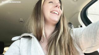 Day in the life of a Camgirl! Testing new toys in the DRIVE THRU + MALL! So Many Orgasms!!