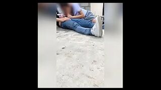 Quickie Blow job and Public Sex! Mexican Student Fucking in the Construction! Real Amateur Sex!