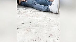 Quickie Blow job and Public Sex! Mexican Student Fucking in the Construction! Real Amateur Sex!