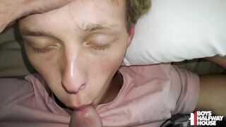 Cock Hungry Teen Danny Shine Drains Older Creep's Balls POV