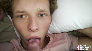 Cock Hungry Teen Danny Shine Drains Older Creep's Balls POV