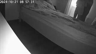 Wife installed a hidden camera and filmed the cheating of her husband and housekeeper. Real video