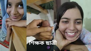 Bangladeshi viral Teacher and student porn. Me with my teacher and I suck my teachers dick.Clear bangla audio. b