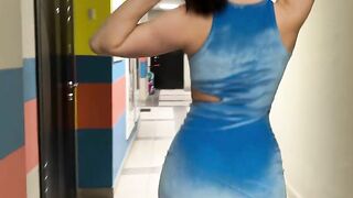 Pick Up In Aquapark With Fast Fuck At Changing Room , Blowjob , Doggy and Cum