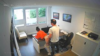 Amost caught having sex in the office