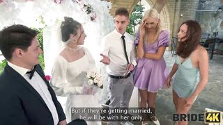 BRIDE4K. A real wedding anal fuck, Bride was nailed by a toastmaster