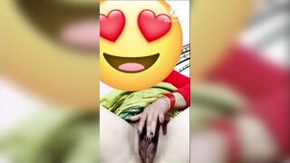 Newly married bhabhi masturbation her hairy pussy