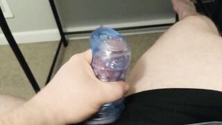 Masturbation with toy and cumshot