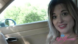 POV hookup and date with amateur pornstar Nicole, blowjob and road head!