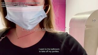 STRANGER CHALLENGE - I ask a stranger to fuck me in the toilets of the Paris airport