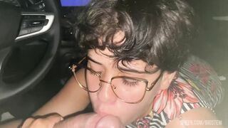 UBER, YOUNG GIRL CAME BACK FROM THE PARTY AND HAD TO PAY FOR THE RACE WITH A BLOWJOB