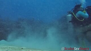 SCUBA Sex in a Miniskirt by a Beautiful Coral Reef