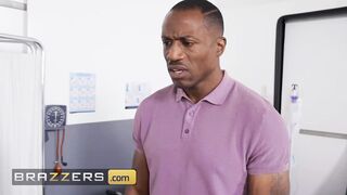 BRAZZERS - Naughty Siri Dahl Got A Long String Of Anal Beads Stuck In Her Ass & Visits The Doctor To Remove Them