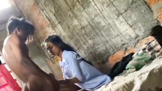 Desi girlfriend's vigorous pussy fucked