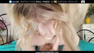 Natural Blonde Melody Marks Provides Full Pleasure