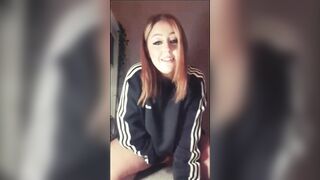 British Chavy teen slut dirty talking for Daddy