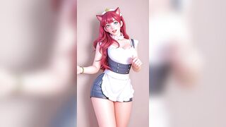 anime girl in sexy dance