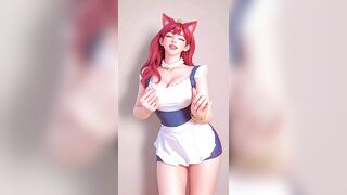 anime girl in sexy dance