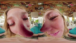 Morning Poolside Creampie - Virtual Real Porn