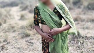 Indian desi village girl fucked for gift in jungle, outdoor jungal sex hindi audio HD