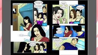 Savita Bhabhi Episode 14 Part 1 - Sexpress - Bhabhi doing sex with her friend's virgin brother in Train