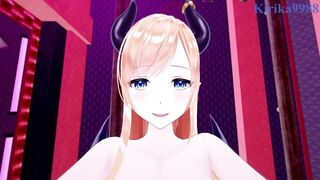 Yuzuki Choco and I have intense sex in a secret room. - Hololive VTuber POV Hentai