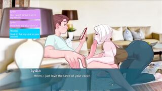 Sexnote - All Sex Scenes Taboo Hentai Game Pornplay Ep.42 Grand Stepmom Is Sucking Cock While Sexting!