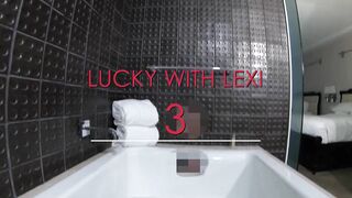 Lucky With Lexi Luna 3: Big Tit MILF Fucks Her Man in the Bathtub