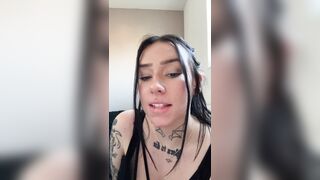 Busty british teen ASMR striptease