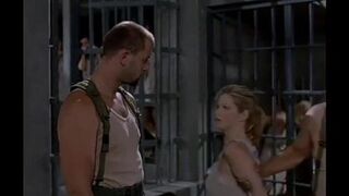 Kari Wuhrer Sexy Scene in Fatal Conflict