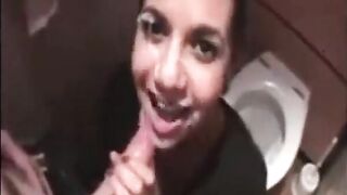 British Pakistani Girl Ruksana's Amateur Blowjob