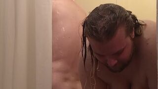 T4T Couple; Buttassnaked Transfemme & Bareassnaked Transmasc Shower Together