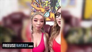 FreeUse Fantasy - Hot Social Media Influencers Fucked By Horny Cameraman Live On Cam