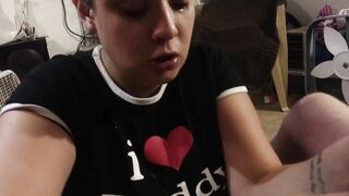 Pissing blowjob sucking Daddys dick Pov