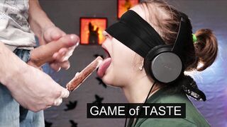 A game of taste- My best friend give me when I was guessing the taste of ice cream! xSanyAny