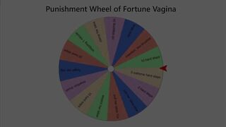 Wheel of fortune - Pussy punishment - try not to cum