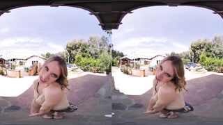 Blonde Babe Anya Olsen Celebrates New Electric Car With Wild Energetic Fuck VR Porn