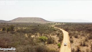 OUR FIRST VID! VERY RISKY PUBLIC FUCK ALONG THE HIGHWAY - HAVEAGOODTRIP