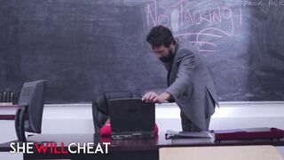 She Will Cheat - Stunning Quinn Wilde Gives Her Cheater Husband A Lesson By Fucking The Professor