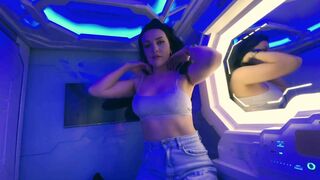 She gave a blowjob at the airport capsule hotel