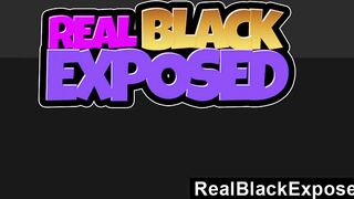 RealBlackExposed - Delotta Brown Has Her White Fuck Buddy Suck Her Nipples Before Sex