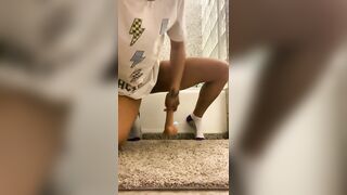 Late Night Dildo Fuck Shenanigans In The Bathroom