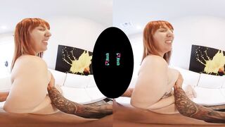 VRHUSH Busty redhead Lauren Phillips lets you creampie her ass