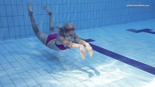 Absolute underwater blonde beauty Elena Proklova
