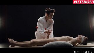 XCHIMERA - Vanessa Decker Dresses Up In Kimono For Sensual Sex - LETSDOEIT
