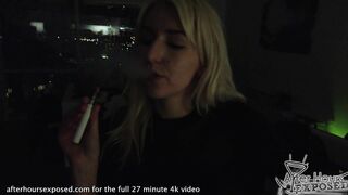 hot lesbian pov date night pussy licking scissoring and double dildo clit grind