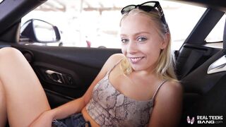 Real Teens - Petite Blonde Braylin Bailey Gets A Vibrator And Big Cock As A Present