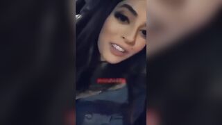 Abbie Maley Gives Sloppy Blowjob In Car