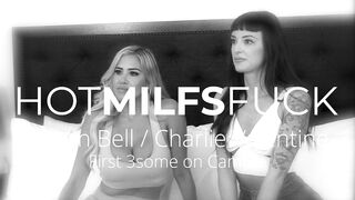 Muff Diving Moms Caitlin Bell And Charlie Valentine Do Their First 3Some!