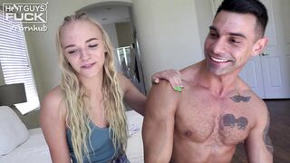 Ripped Euro Hunk Marcos Fucks His First American Blonde!